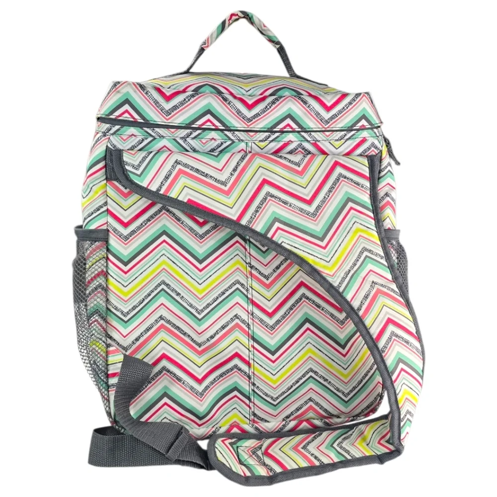 Thirty One Party Punch‎ Chevron Sling Backpack Messenger Bag